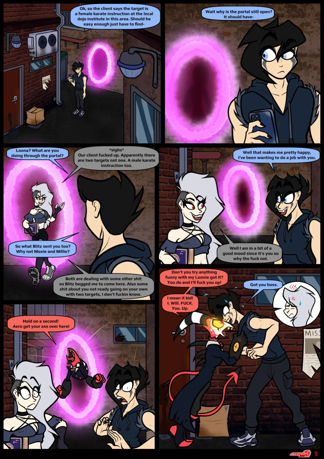 [Julietied (JulietiedTight)] Helluva Boss AU: New Element