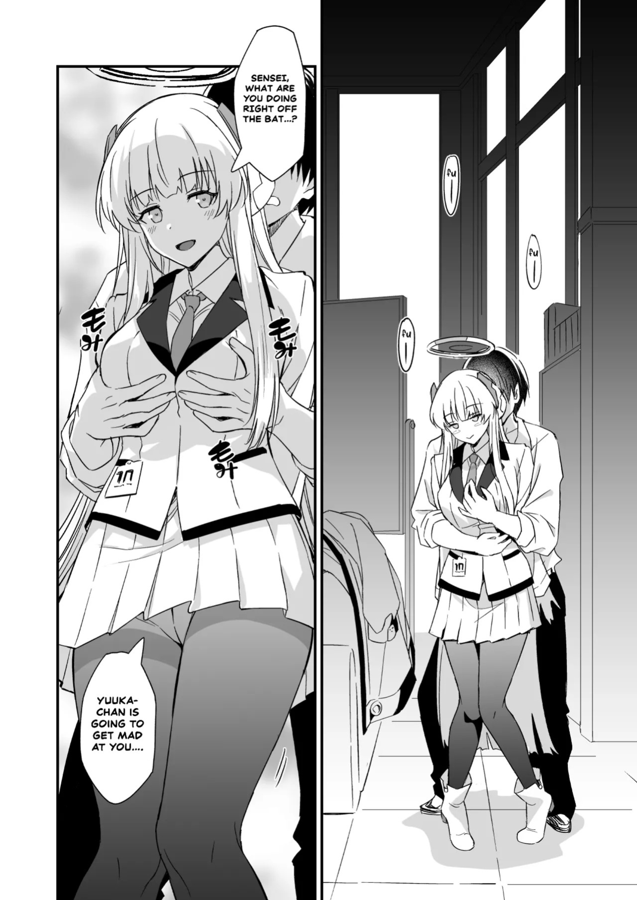 [AERODOG (inu)] Yuuka-chan ni Icchaimasu yo? | I Will Tell Yuuka-chan, Okay? (Blue Archive) [English] [Necrofantasia Scans] [Digital]