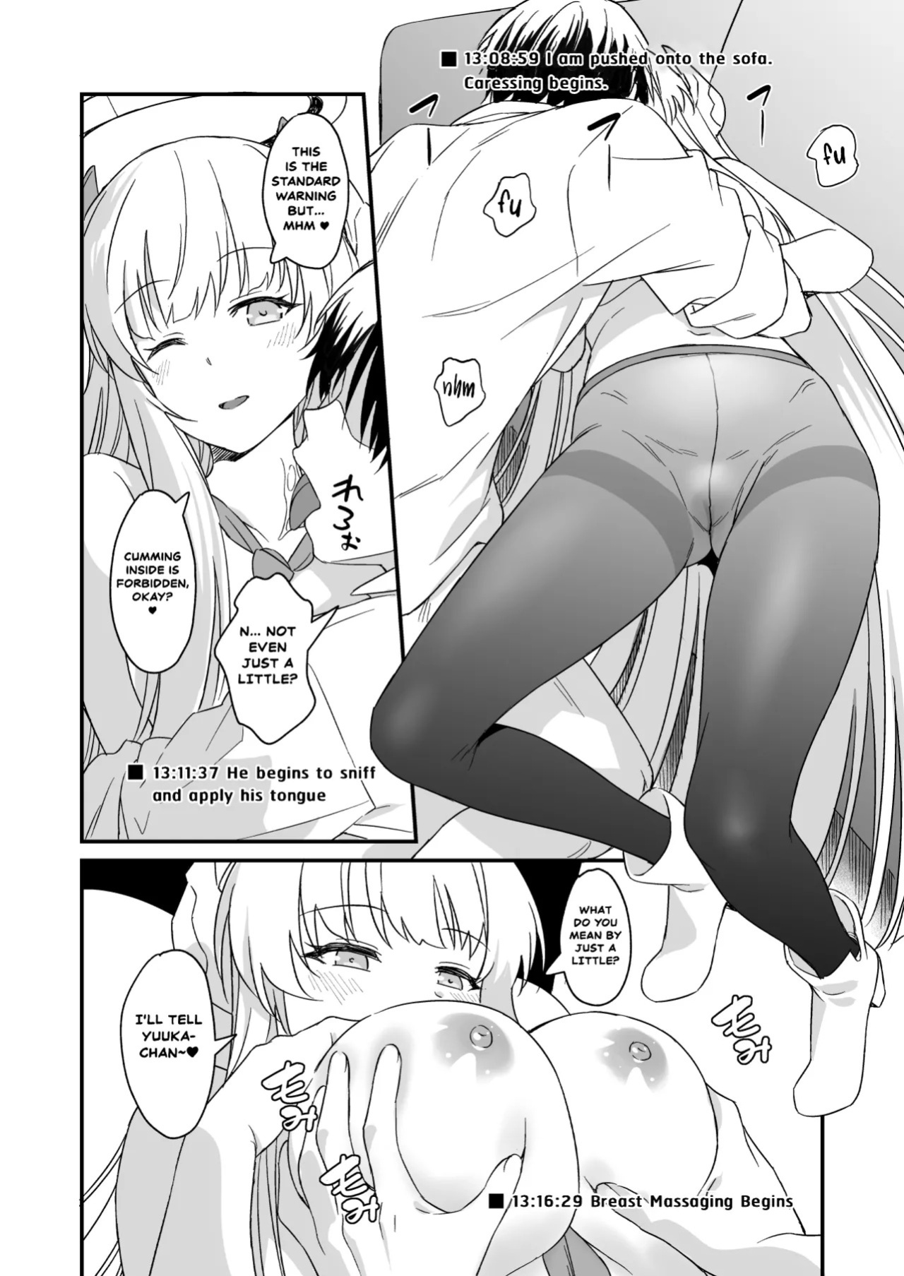 [AERODOG (inu)] Yuuka-chan ni Icchaimasu yo? | I Will Tell Yuuka-chan, Okay? (Blue Archive) [English] [Necrofantasia Scans] [Digital]