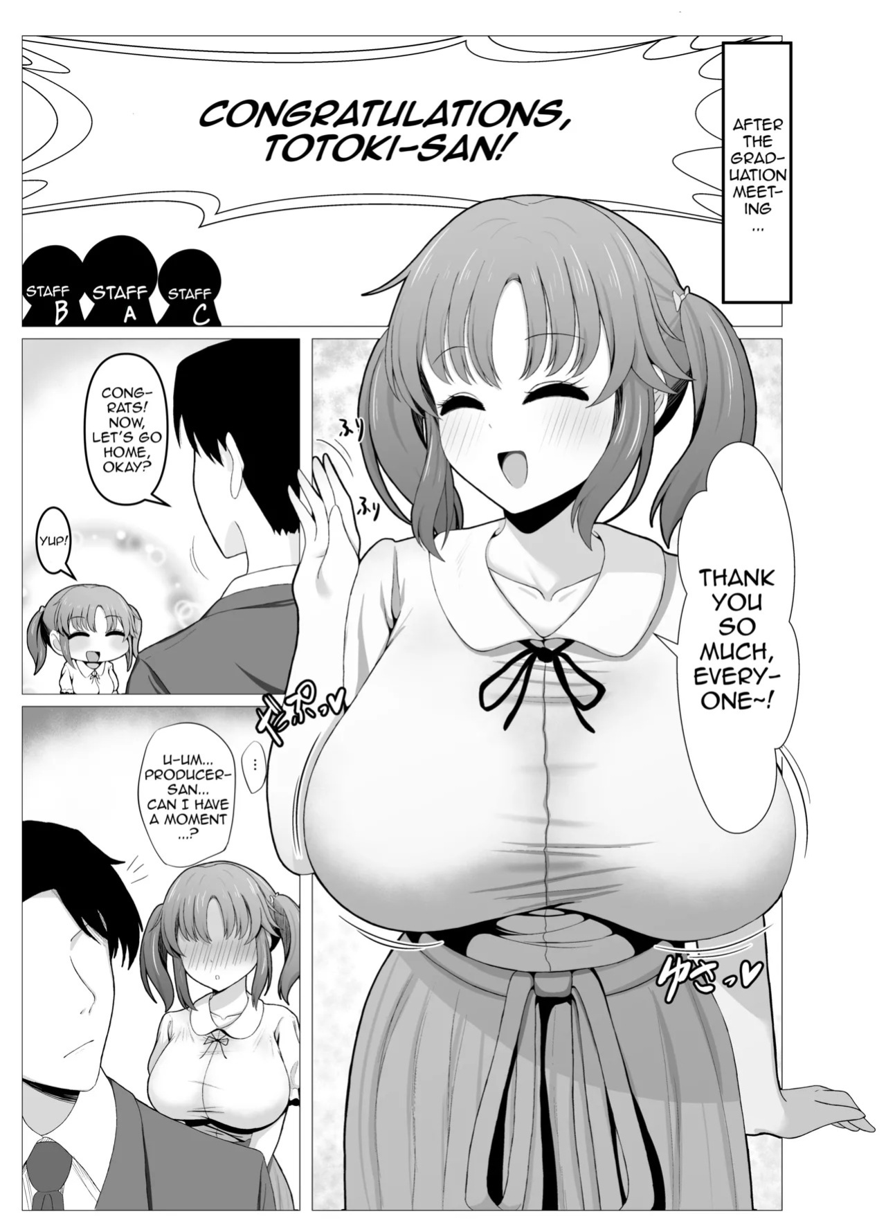 [Giniro Ringo Hatake (Mukae)] Totoki Airi to Hitobanjuu Kozukuri Sex Suru Hon | A Book About Having Baby-Making Sex with Totoki Airi All Night Long (THE IDOLM@STER CINDERELLA GIRLS) [English] [DeppoTL] [Digital]