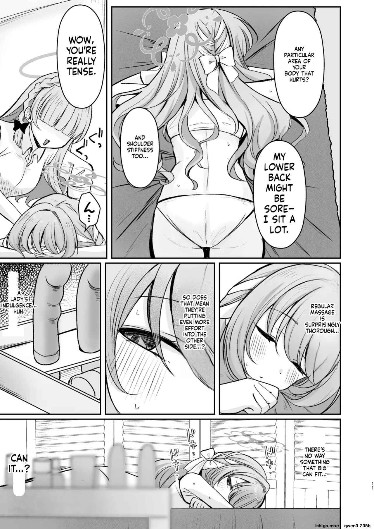 [Myai Pan (Myai)] Hossoku Seikan Massage-bu!? (Blue Archive) [English] [SCANMTL] [Digital]