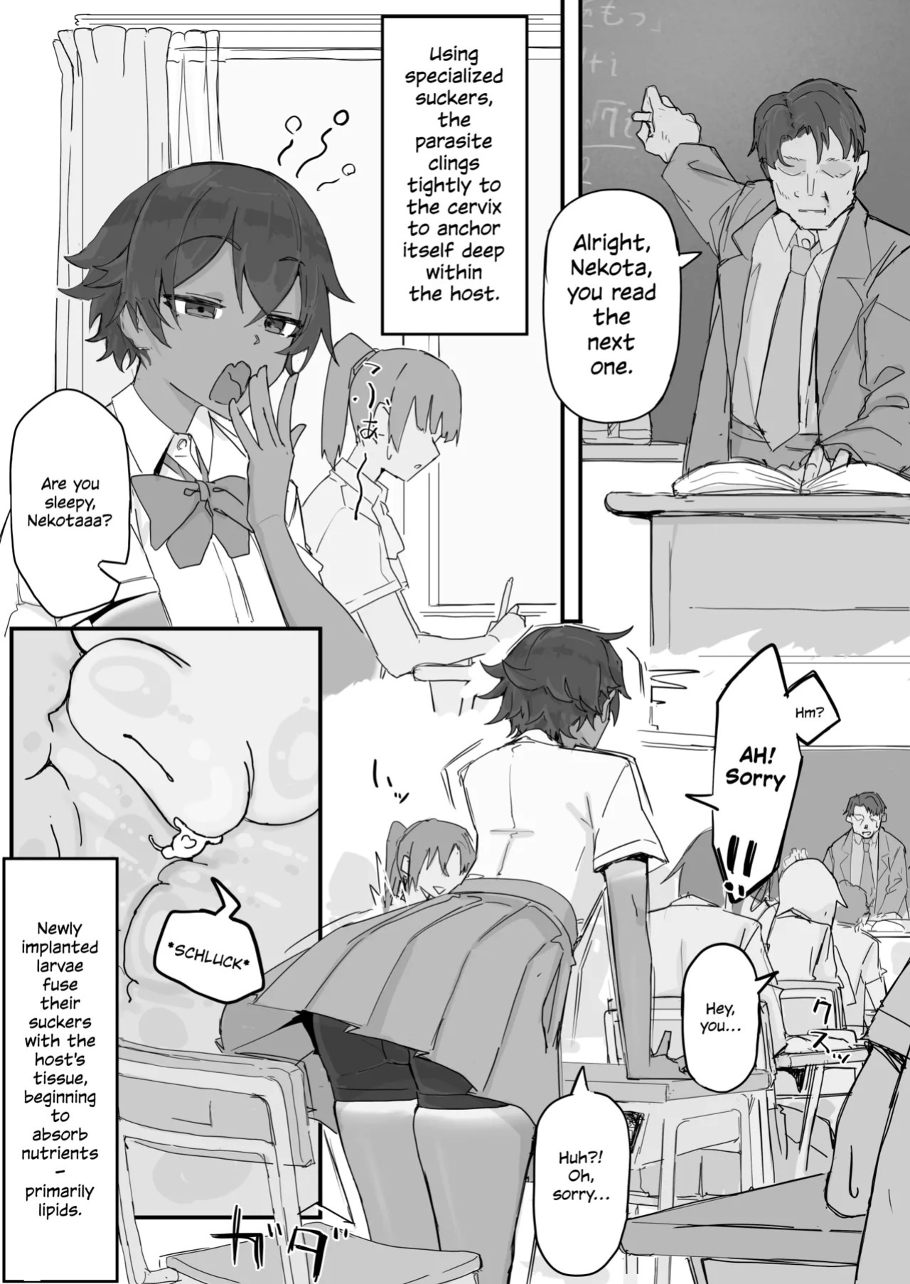 [Shirabe Shiki] Parasitic Pleasure Organ [Decensored] [Complete]