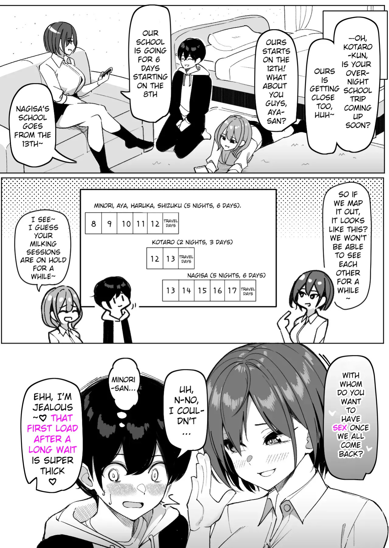 [sakidesu] Minna de Shūgaku Ryokō-hen | School Trip Arc With Everyone [English]