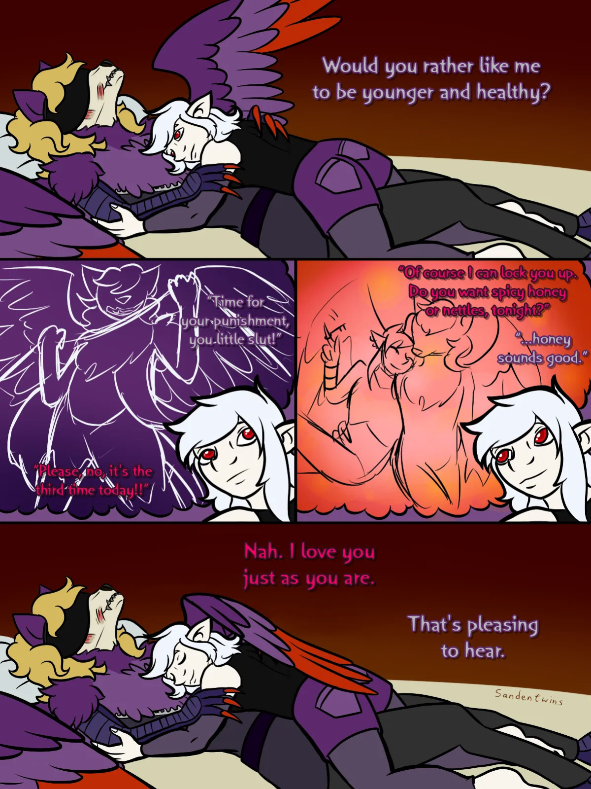 [Sandentwins] Fallen Pale Ones - After Dark