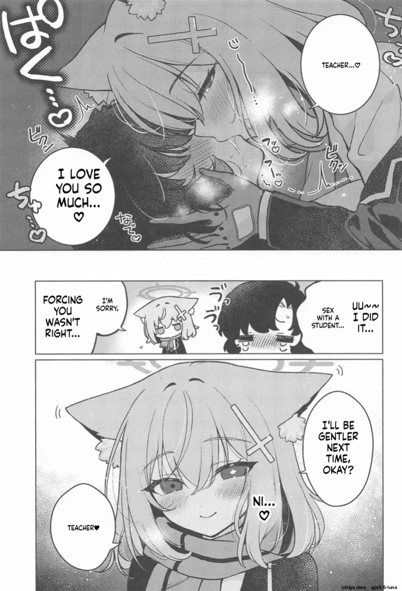 (C106) [Nikuyasan (2980)] Futanari Onna Sensei no Koto ga Daisuki na Seito-chan (Blue Archive) [English]