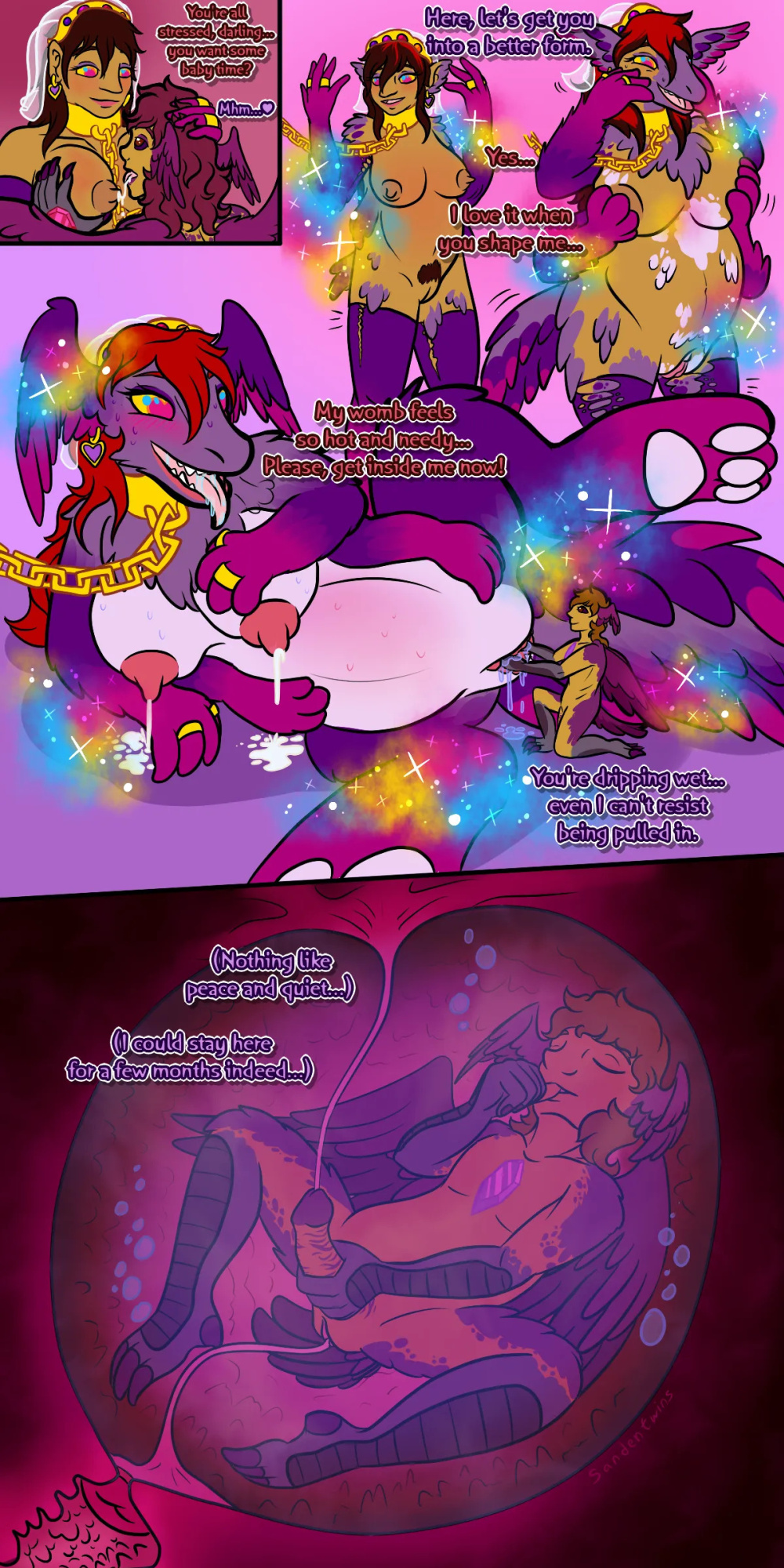 [Sandentwins] In the Harem of the Mounted God-King