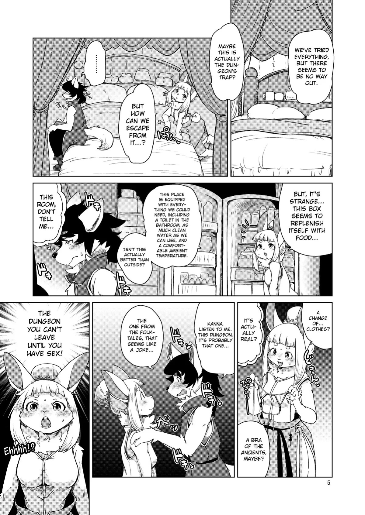 (Kemoket 12) [Noraya (Setouchi Kurage)] Futari no Labyrinth | A Dungeon For Two [English] [DigBingus]