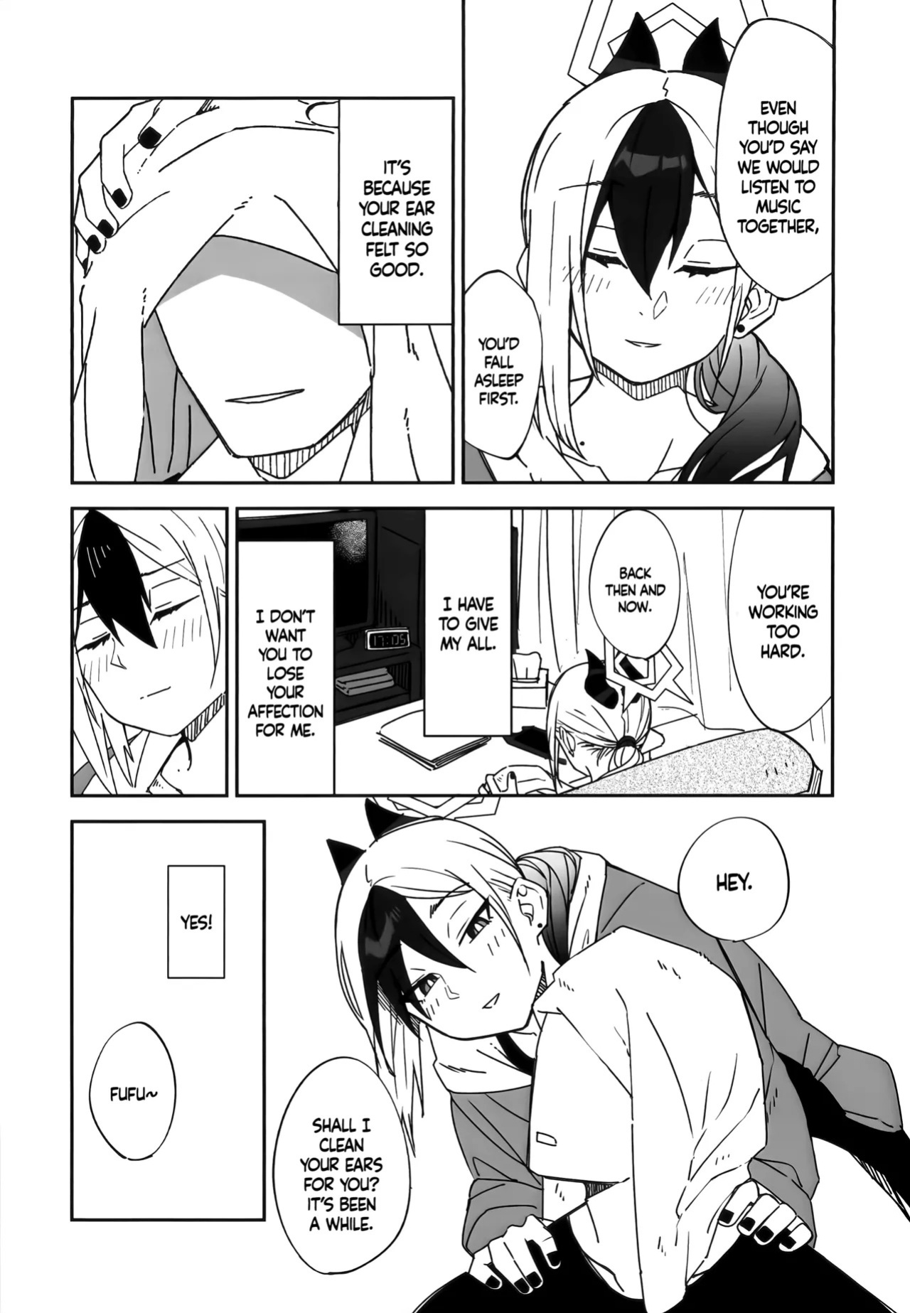 [Mara Nekonabe (Uniyukke)] Ame no Hi, Kayoko to - A rainy day Beside her (Blue Archive) [English] [DAJI's TLs]