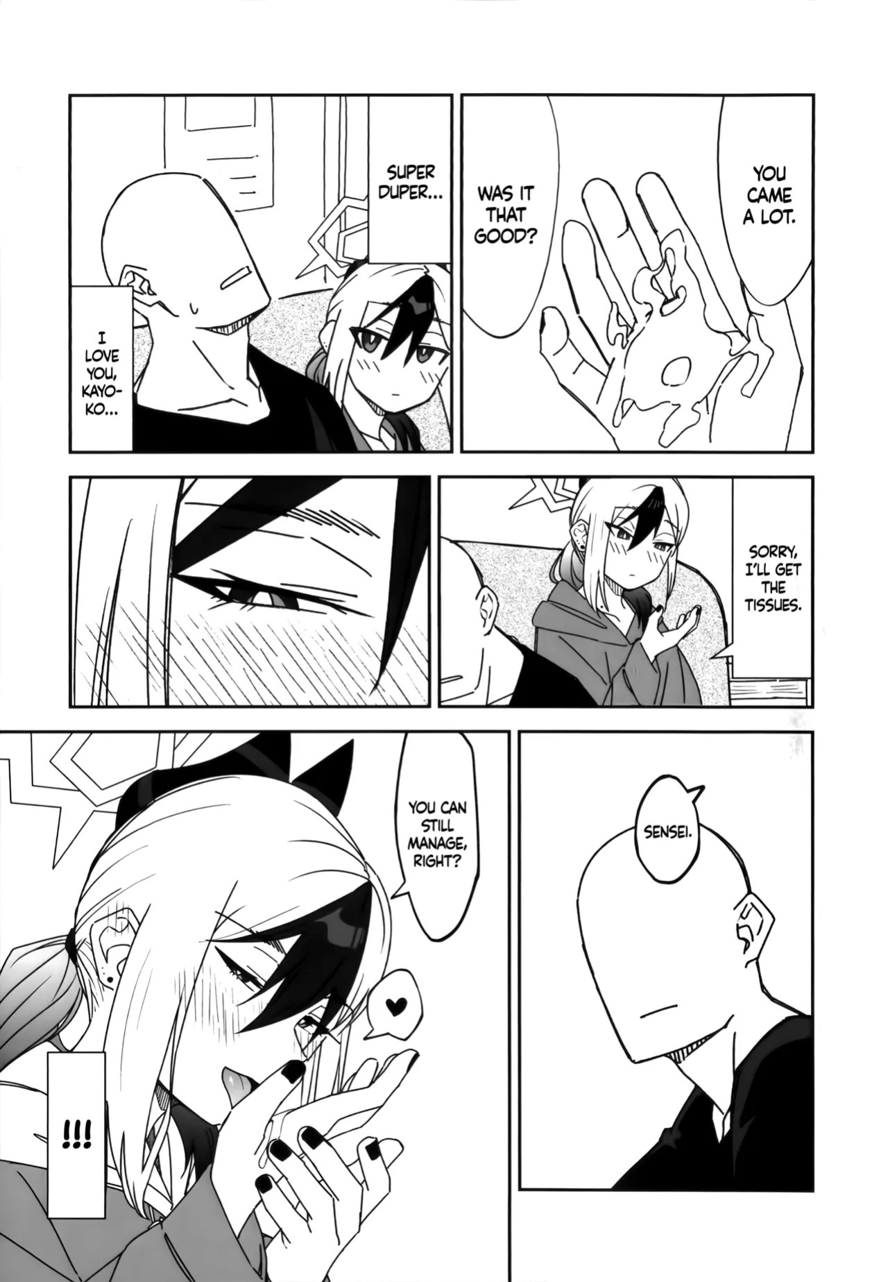 [Mara Nekonabe (Uniyukke)] Ame no Hi, Kayoko to - A rainy day Beside her (Blue Archive) [English] [DAJI's TLs]