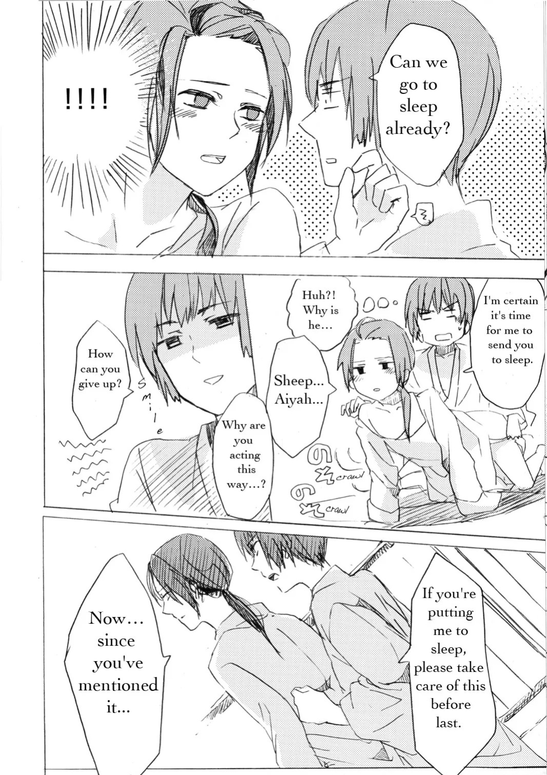 (mukaikaze ninja) Sleeping Together (Axis Power Hetalia) [English]