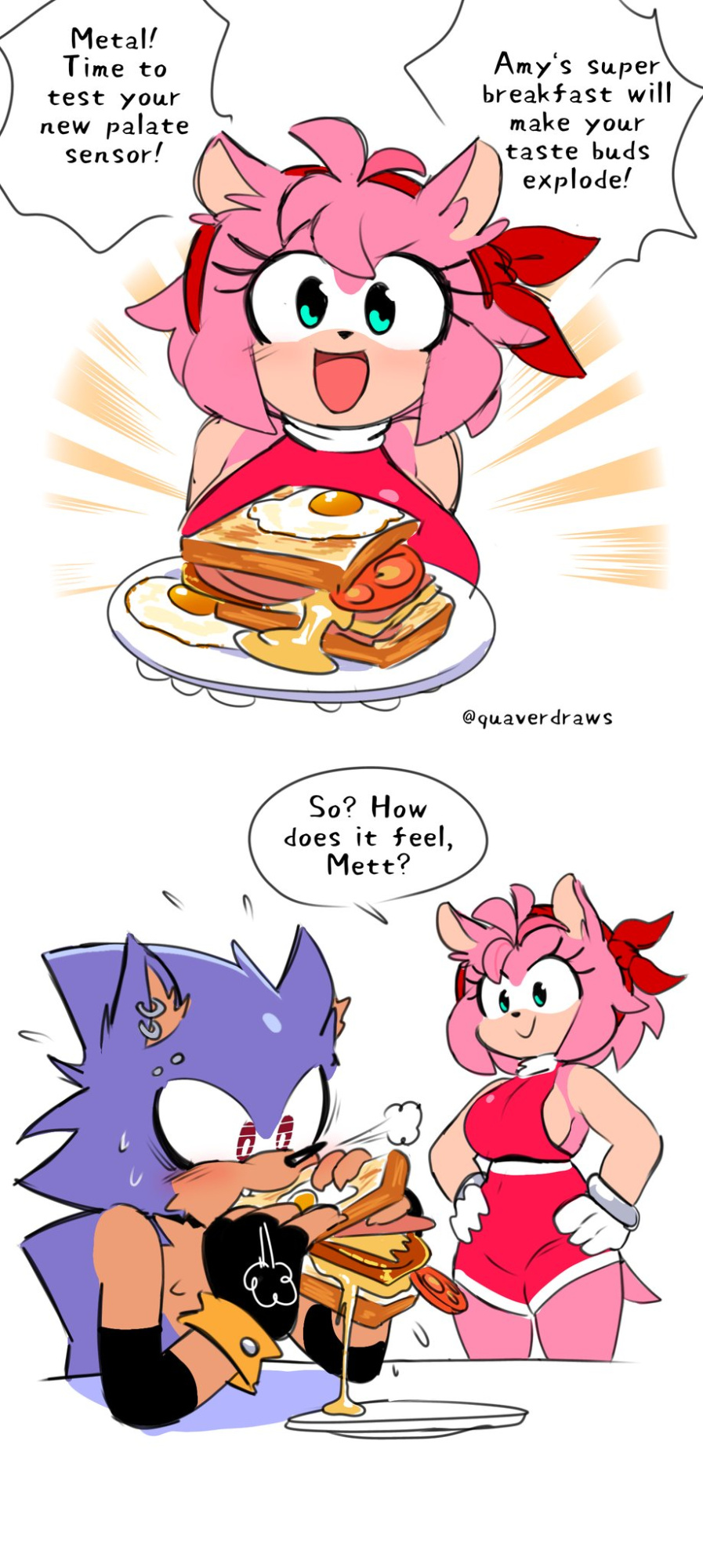 [QuaverDraws (QuaverNSFW)] Metamy (Metal Sonic x Amy Rose)