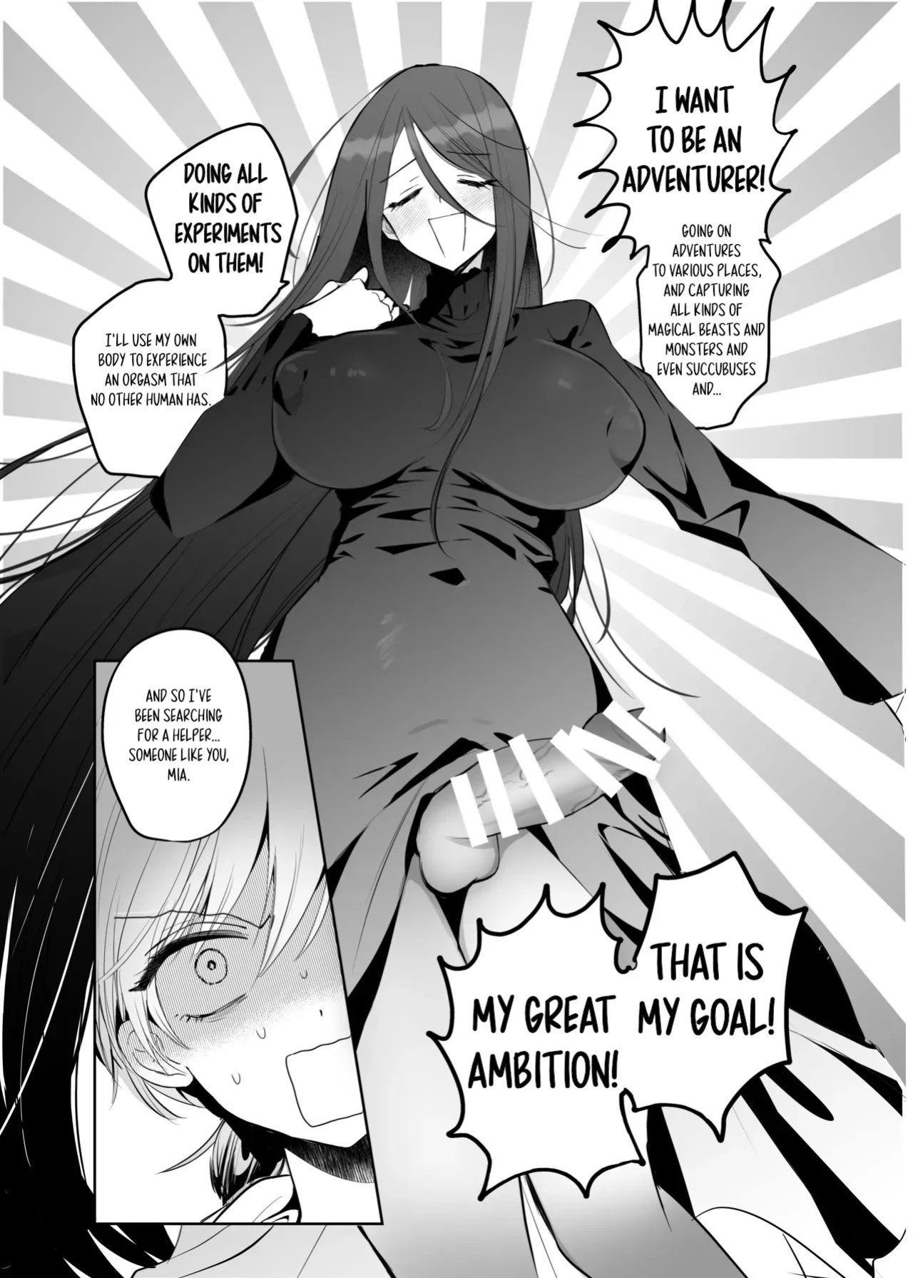 [Tetsukazuno Ao. (Emilio)] Zetsurin Futanari Onna ni Shuuchaku Sarete Omanko Baka ni Sareta Boukensha | A Female Adventurer Gets Turned into a Sex Crazed Pussy-Obsessed Woman by an Insatiable Futanari Woman [English] [Digital]