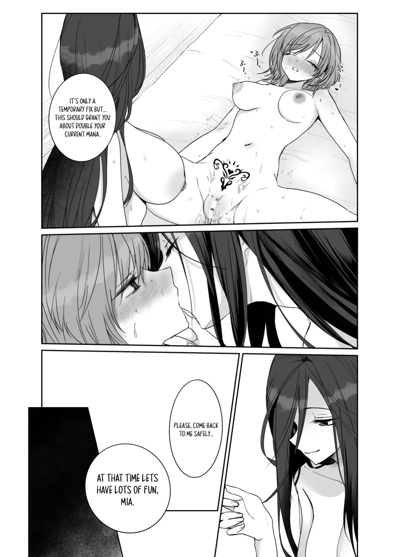 [Tetsukazuno Ao. (Emilio)] Zetsurin Futanari Onna ni Shuuchaku Sarete Omanko Baka ni Sareta Boukensha | A Female Adventurer Gets Turned into a Sex Crazed Pussy-Obsessed Woman by an Insatiable Futanari Woman [English] [Digital]