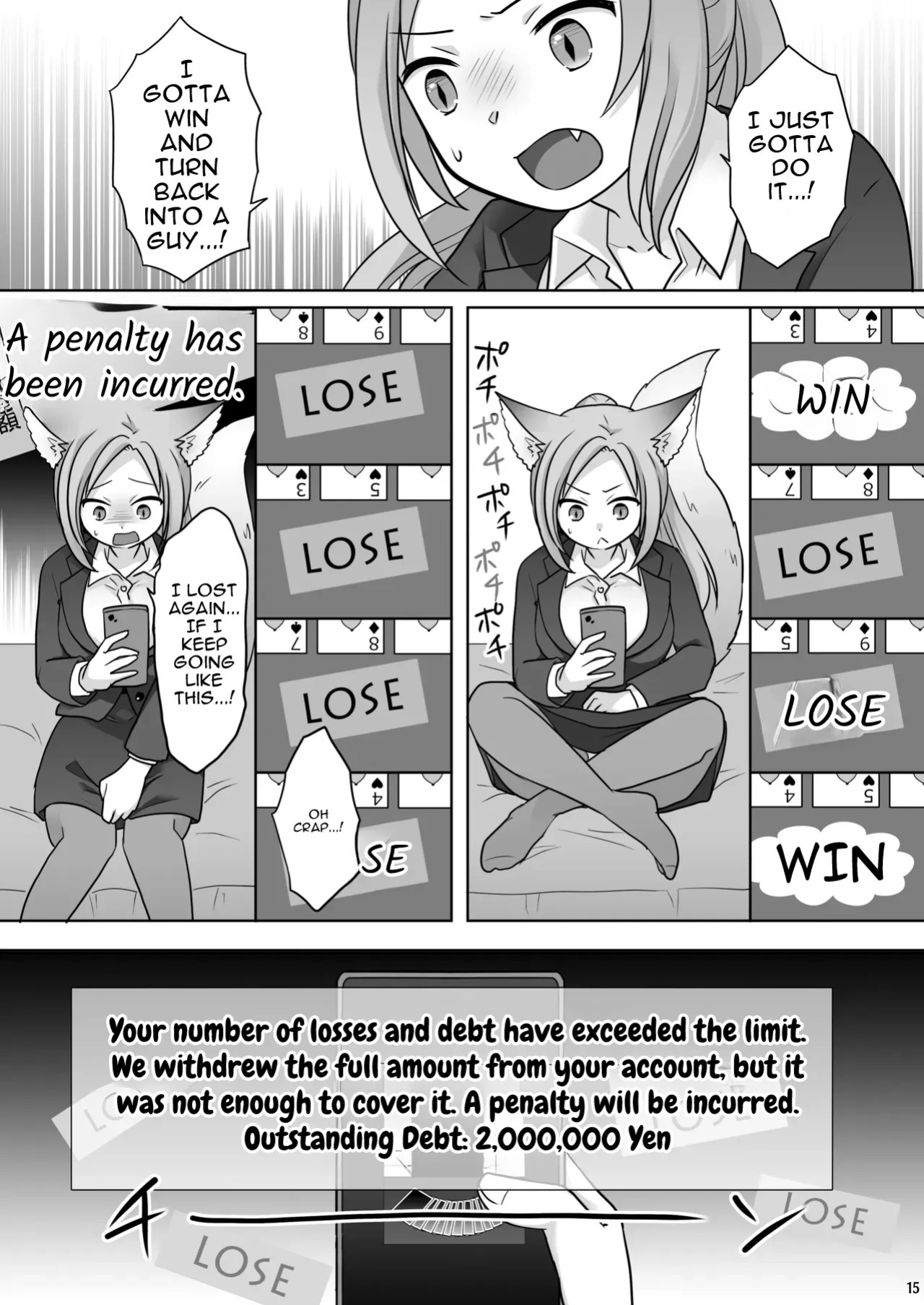 [Chabatake ni Haeta Takenoko (Kuratsuka Riko)] Okane wa Kakenai Gamble Appli ~Jinken ga Nai Mamono Musume ga Umareru Shinjitsu to wa~ [English] [MTL] [Digital]