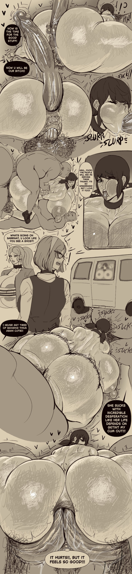 [Captainexelcior] MIRACULOUS LADYBUG NTR PSEUDO DOUJIN NTR ON THE VAN (Miraculous Ladybug)