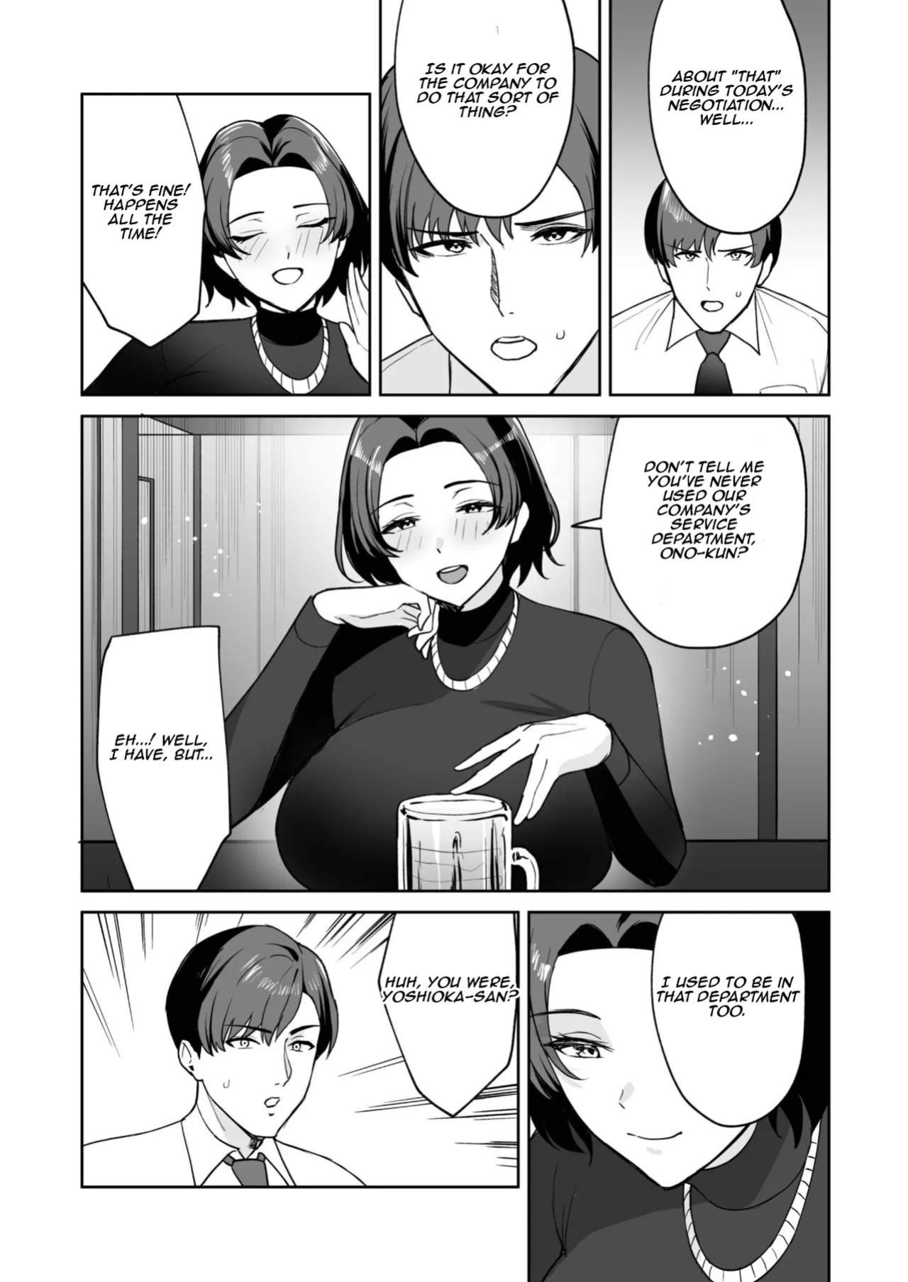 [C-kyuu] Gohoubi wa Karada de. ~Ero-sugi Fukuri Kousei wa Seishori-ka no Oshigoto~ (4) | The Reward is the Body ~The Overly Lewd Employee Benefits of the Service Department~ (4) [English] [Aishi21]