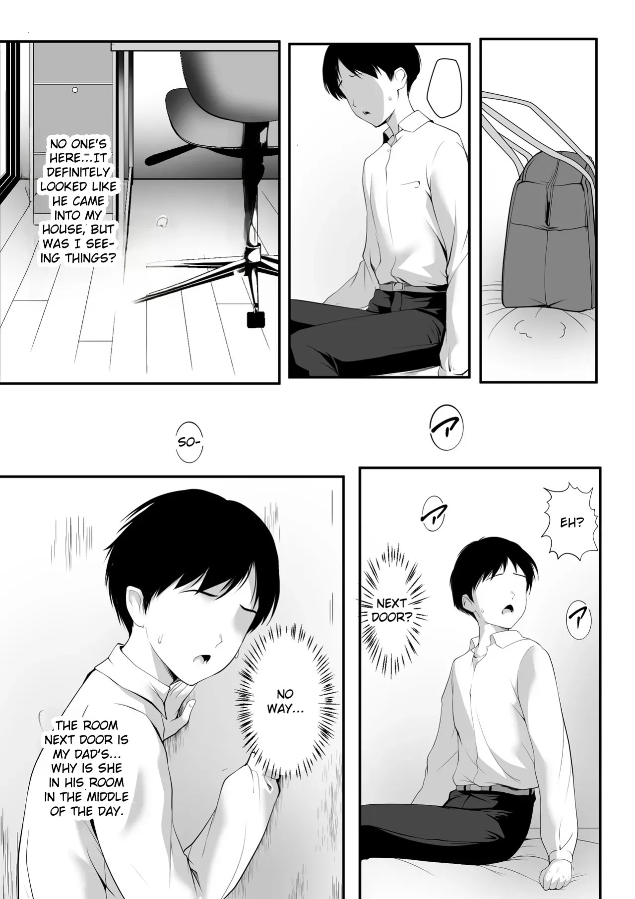 [ROMOMATA] Kyonyuu no Osananajimi Gal ga Boku no Oyaji to Neteita Hanashi
