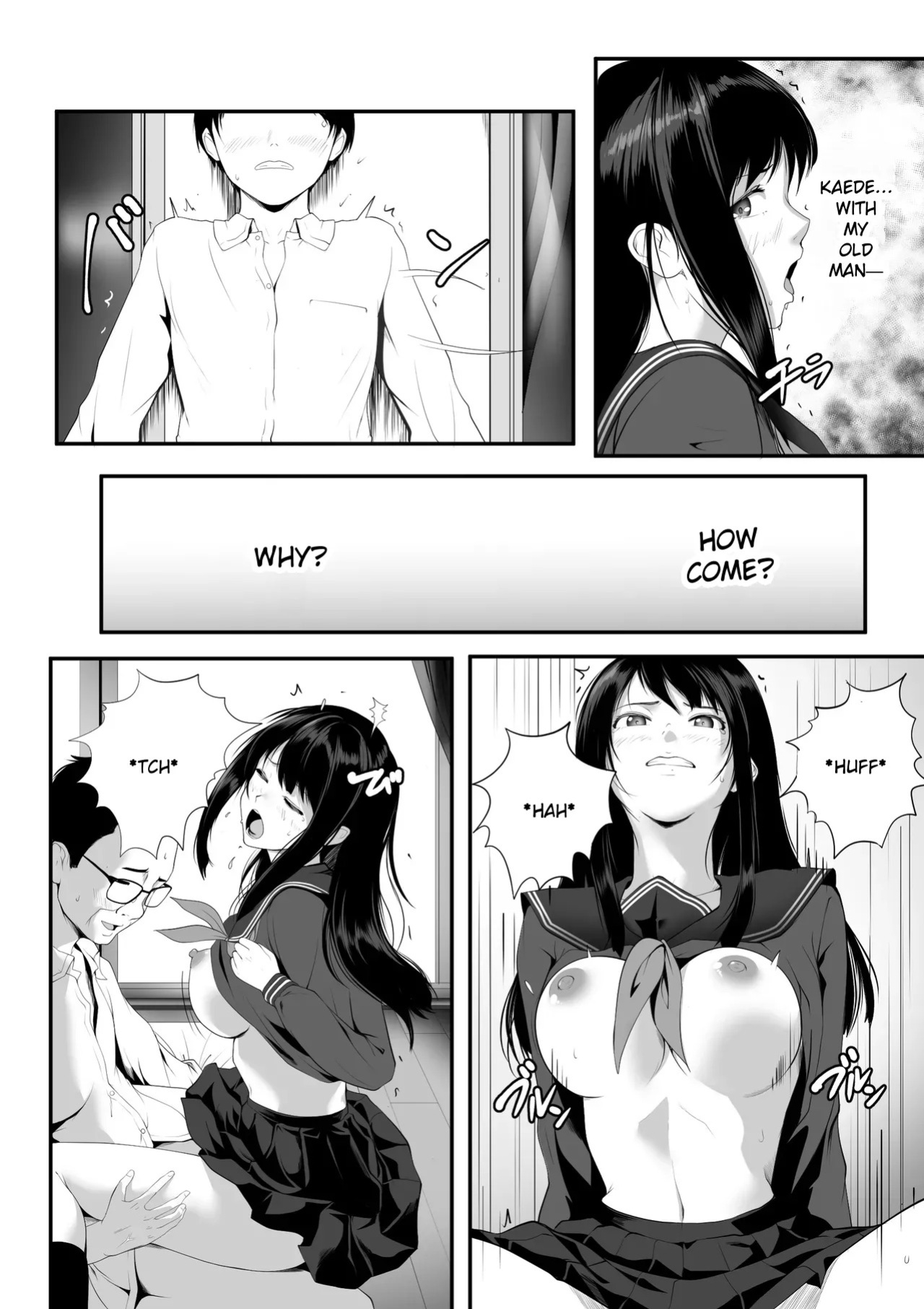 [ROMOMATA] Kyonyuu no Osananajimi Gal ga Boku no Oyaji to Neteita Hanashi
