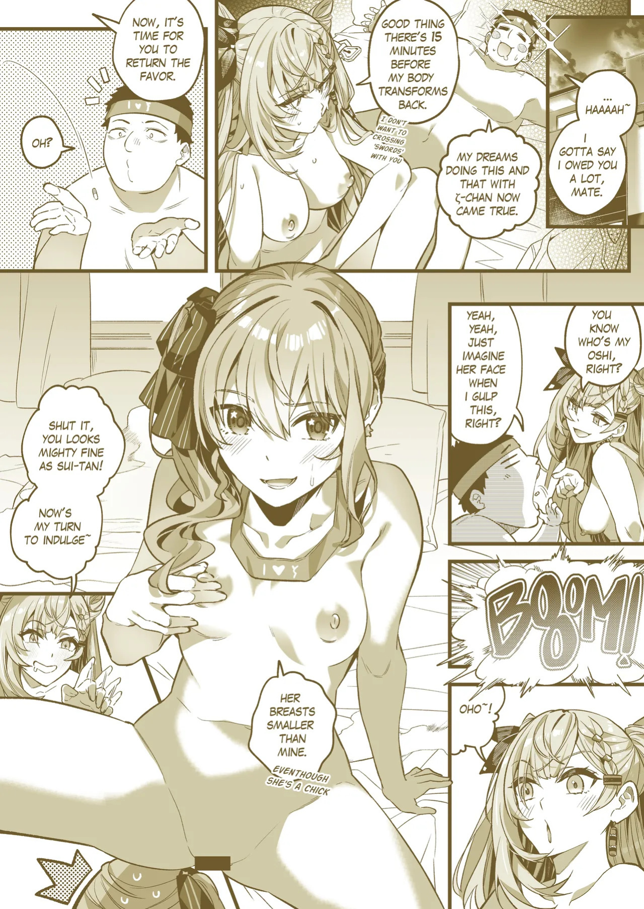 [Duokuma] Zetasha Henshin (Hoshimachi Suisei, Vestia Zeta) ENGLISH