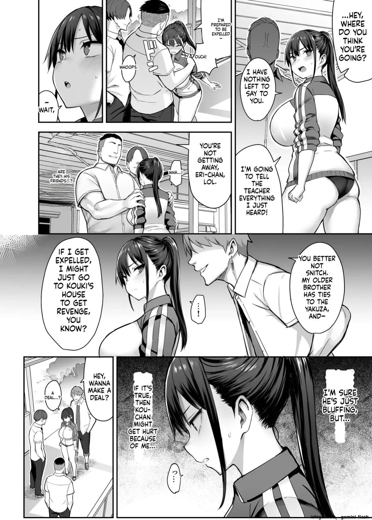 [Ichibocchi (Ichinomiya Yuu)] Compilation: The Seven Days When My Childhood Friend Whom I’d Always Loved Was Toyed With by Delinquents [MTL]