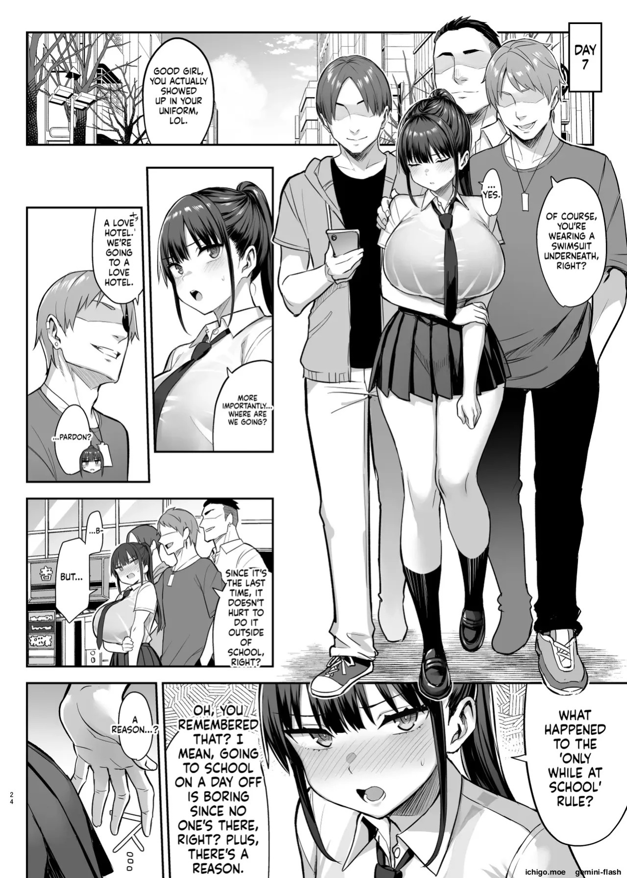 [Ichibocchi (Ichinomiya Yuu)] Compilation: The Seven Days When My Childhood Friend Whom I’d Always Loved Was Toyed With by Delinquents [MTL]