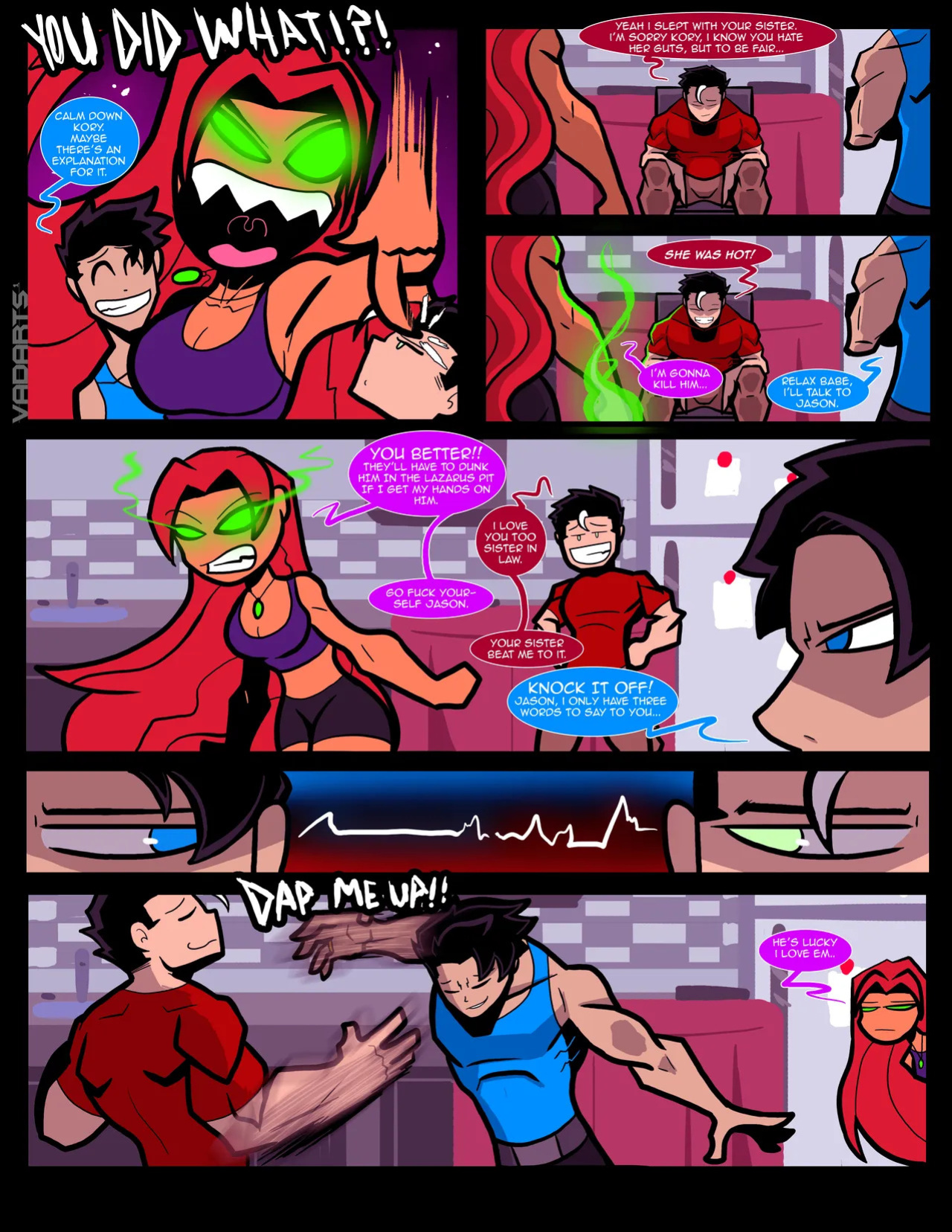 [VADARTS] Red Hood x Blackfire (Teen Titans)