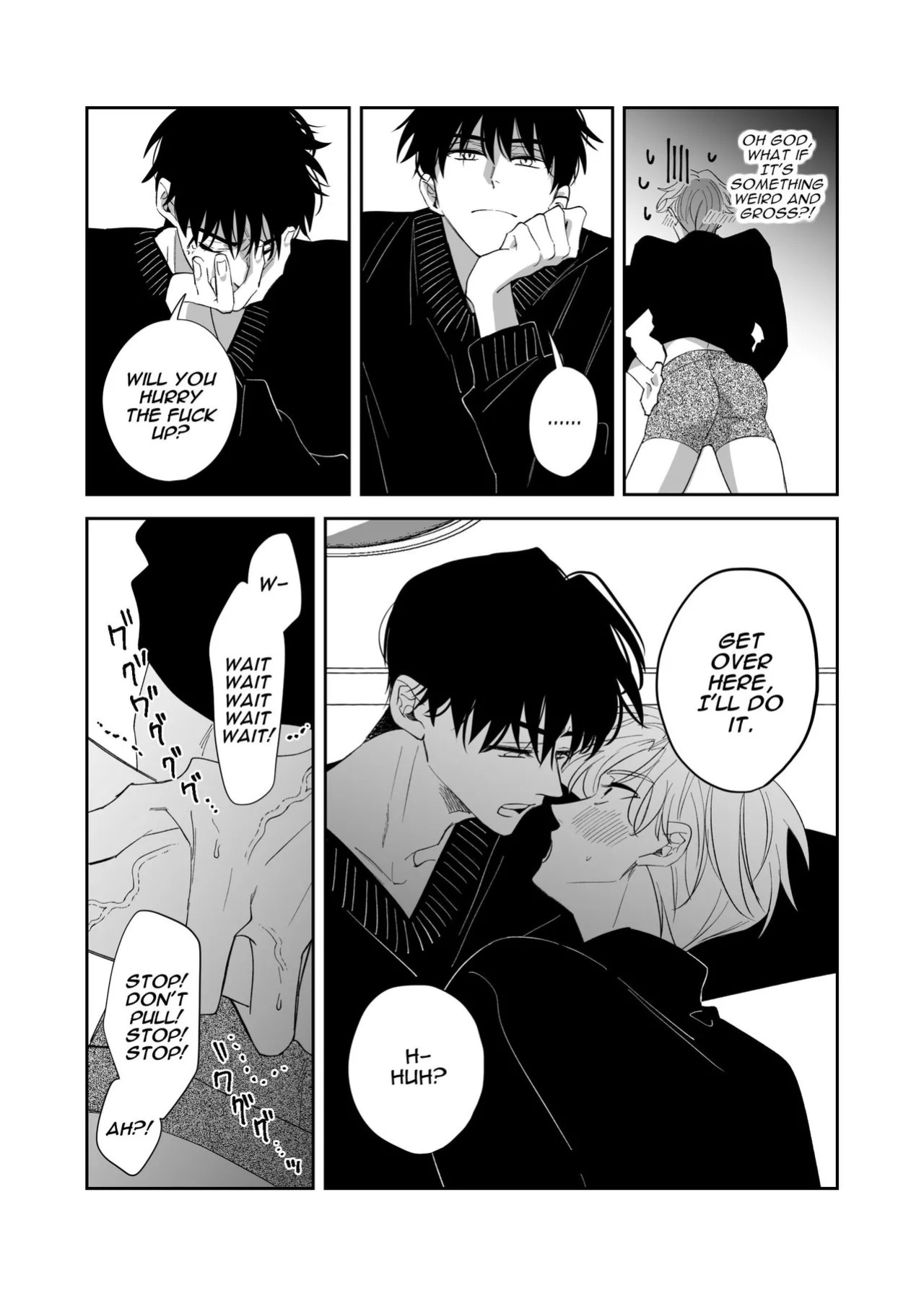 [airpink (yubumi)] Straight Guy Turned Cuntboy Has Intense Mating Sex With His 190cm Longtime Male Friend [Eng]