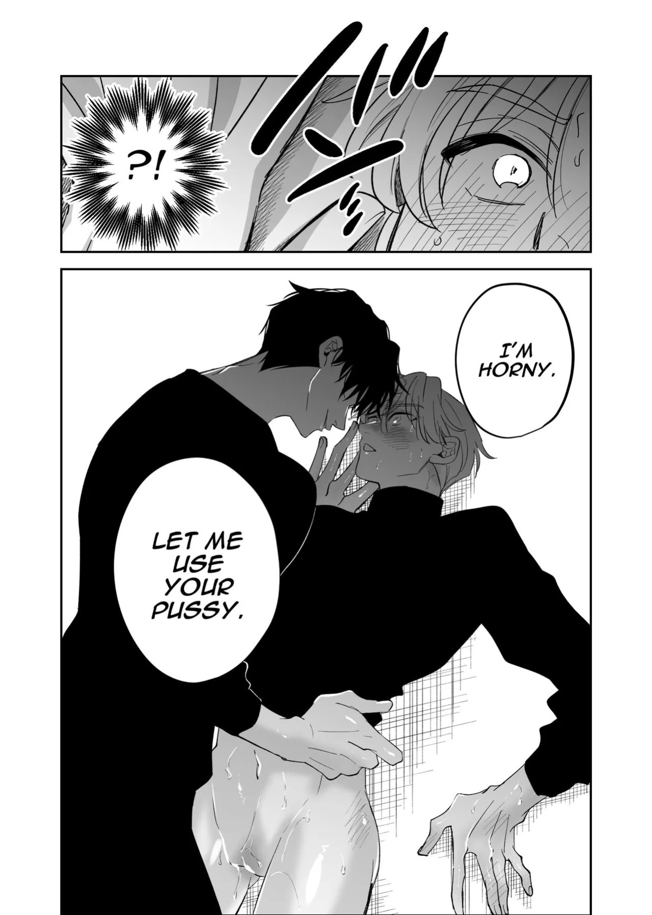 [airpink (yubumi)] Straight Guy Turned Cuntboy Has Intense Mating Sex With His 190cm Longtime Male Friend [Eng]