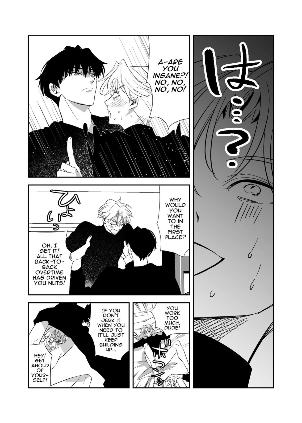 [airpink (yubumi)] Straight Guy Turned Cuntboy Has Intense Mating Sex With His 190cm Longtime Male Friend [Eng]
