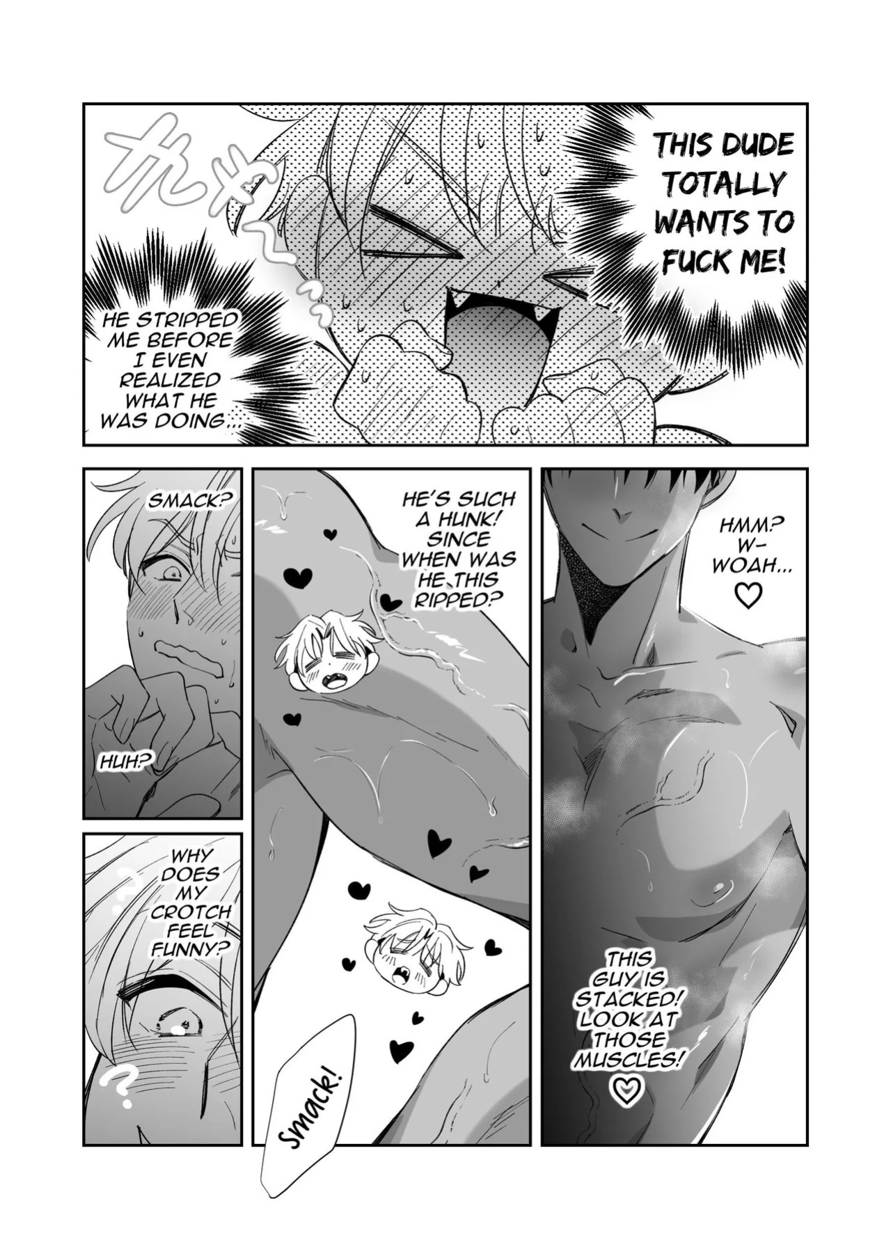 [airpink (yubumi)] Straight Guy Turned Cuntboy Has Intense Mating Sex With His 190cm Longtime Male Friend [Eng]