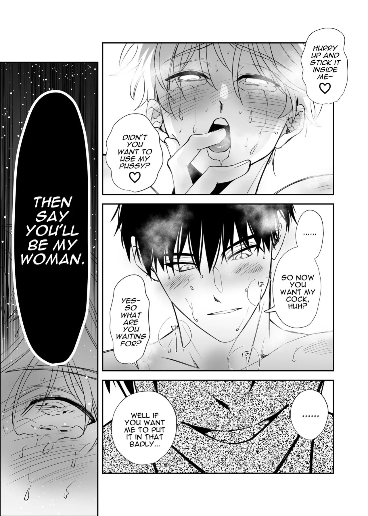 [airpink (yubumi)] Straight Guy Turned Cuntboy Has Intense Mating Sex With His 190cm Longtime Male Friend [Eng]