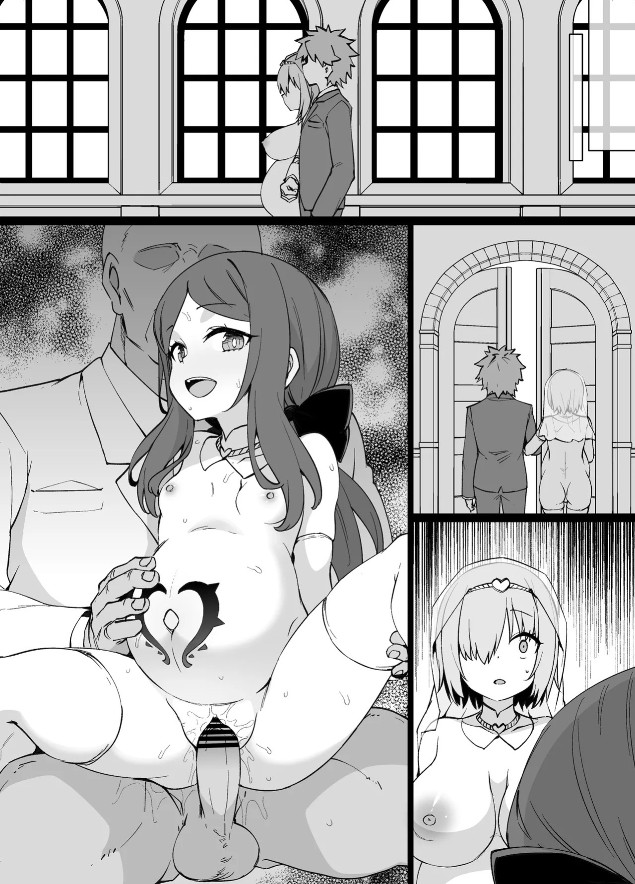 [Kusayarou] FGO: The Happy Wedding of Slave Wife Mash Kyrielight [English]