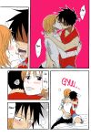 [CHANNEL KING (Fujisaki Kazuko)] Dakishimetara Kiss o Shiyou. (One Piece) [Colorized]