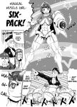 [Sora wa Chimidoro (Sorahati Midoro)] Mahou Kinniku Shoujo Six Pack | Magical Muscle Girl Six-Pack