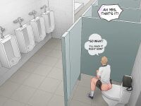 [Uoojun][Yaoi Short Comics][Public Toilet]