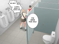 [Uoojun][Yaoi Short Comics][Public Toilet]