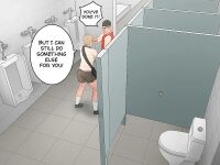 [Uoojun][Yaoi Short Comics][Public Toilet]