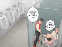 [Uoojun][Yaoi Short Comics][Public Toilet]