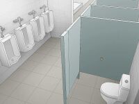 [Uoojun][Yaoi Short Comics][Public Toilet]