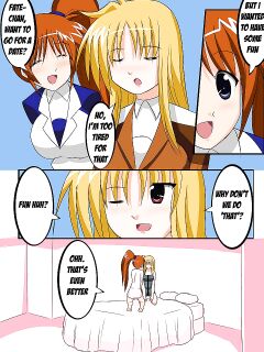 [Xano501] Nanoha x Fate Boob Magic