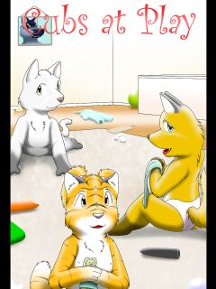 [Kitsune Youkai] Cubs at Play