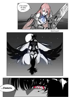 [Pomuya] Bloodraven (Nerissa Ravencroft x Elizabeth Rose Bloodflame) (Hololive)