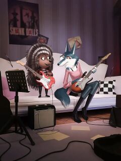 [wolfinasuit] Porsha's Guitar Lesson (Sing)