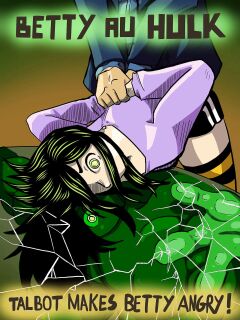 [Odoruyama] Betty Hulk AU: Talbot Makes Betty Angry [Old Version]