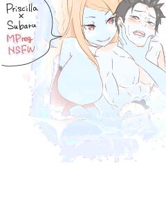 [anpon_aji] Big Priscilla and Little Subaru (Re:Zero kara Hajimeru Isekai Seikatsu)