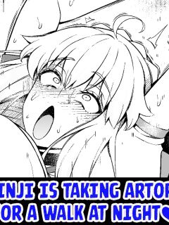 [Ankoman] Arturia, Shinji to Yoru no Sanpo | Shinji is Taking Artoria For a Walk at Night (Fate/stay night) [English] [Kuraudo]