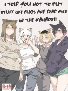 (Shikemoku 1-ponme) [Shimimaru Seisakusho (Various)] Yuubinuke ni Nezumi dano Mushi dano Shigai Ireru no Yamerottsutten daro!! (Yanineko) [English] (WIP)