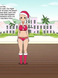 Christmas Girl - Beach Fun