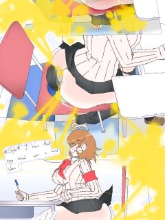 [Lazei] Junpei being used as a Chair by Persona 3 Girls